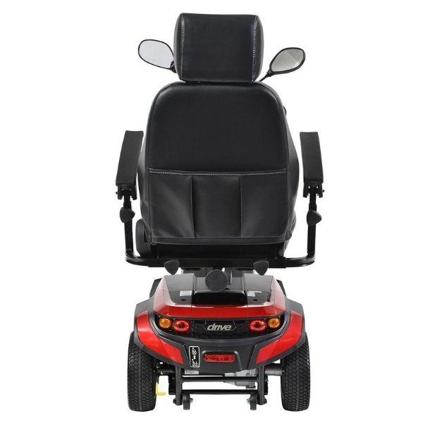 Drive Medical Ventura DLX Deluxe 3 Wheel Mobility Scooter - Lightweight Electric Scooter for Adults & Seniors - Indoor/Outdoor Use for Shopping, Travel & Daily Mobility