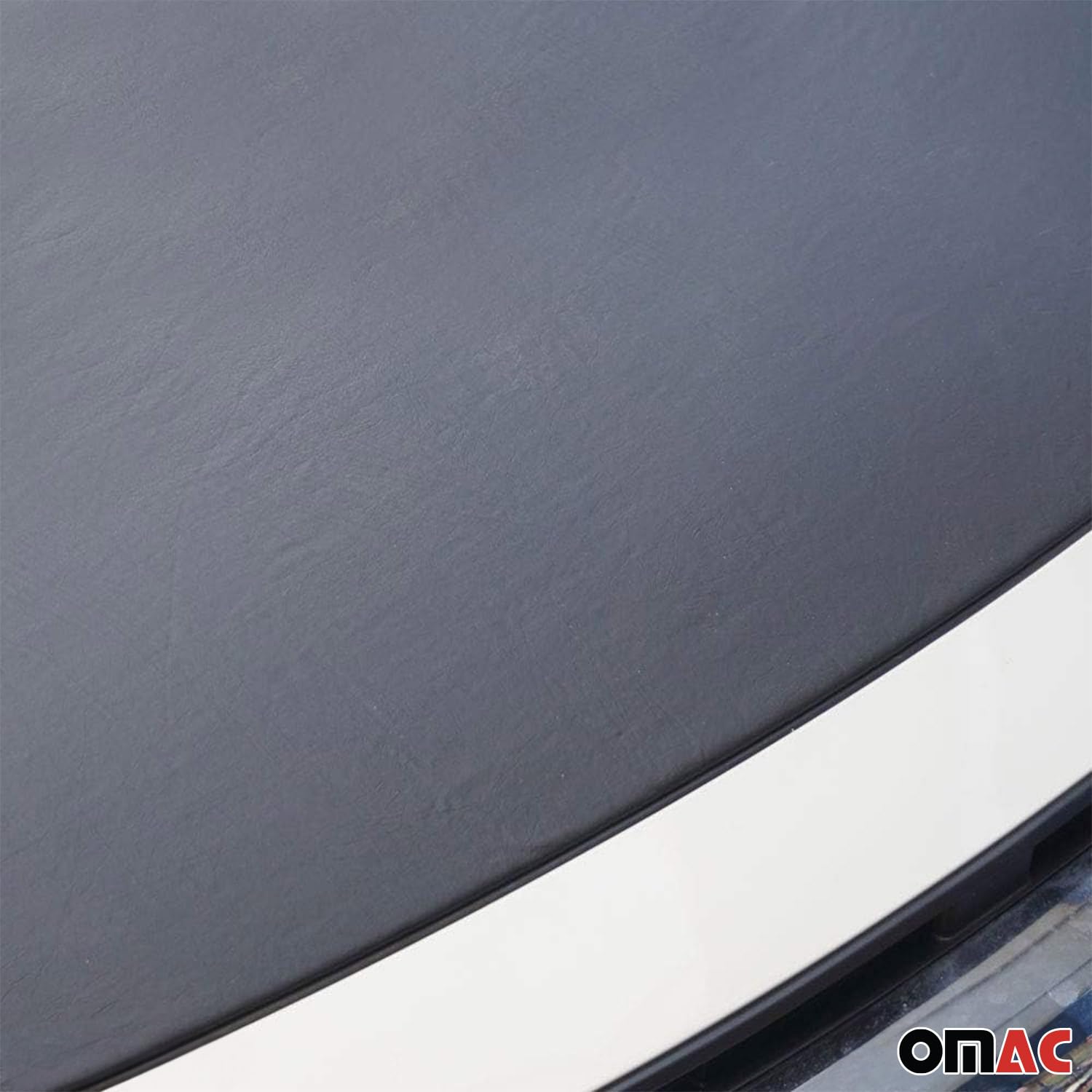 OMAC Black Full Coverage Car Bonnet Mask Hood Bra for Dodge Sprinter 2003-2006 - 1 Piece Protective Cover for Road Trips & Off-Road Adventures