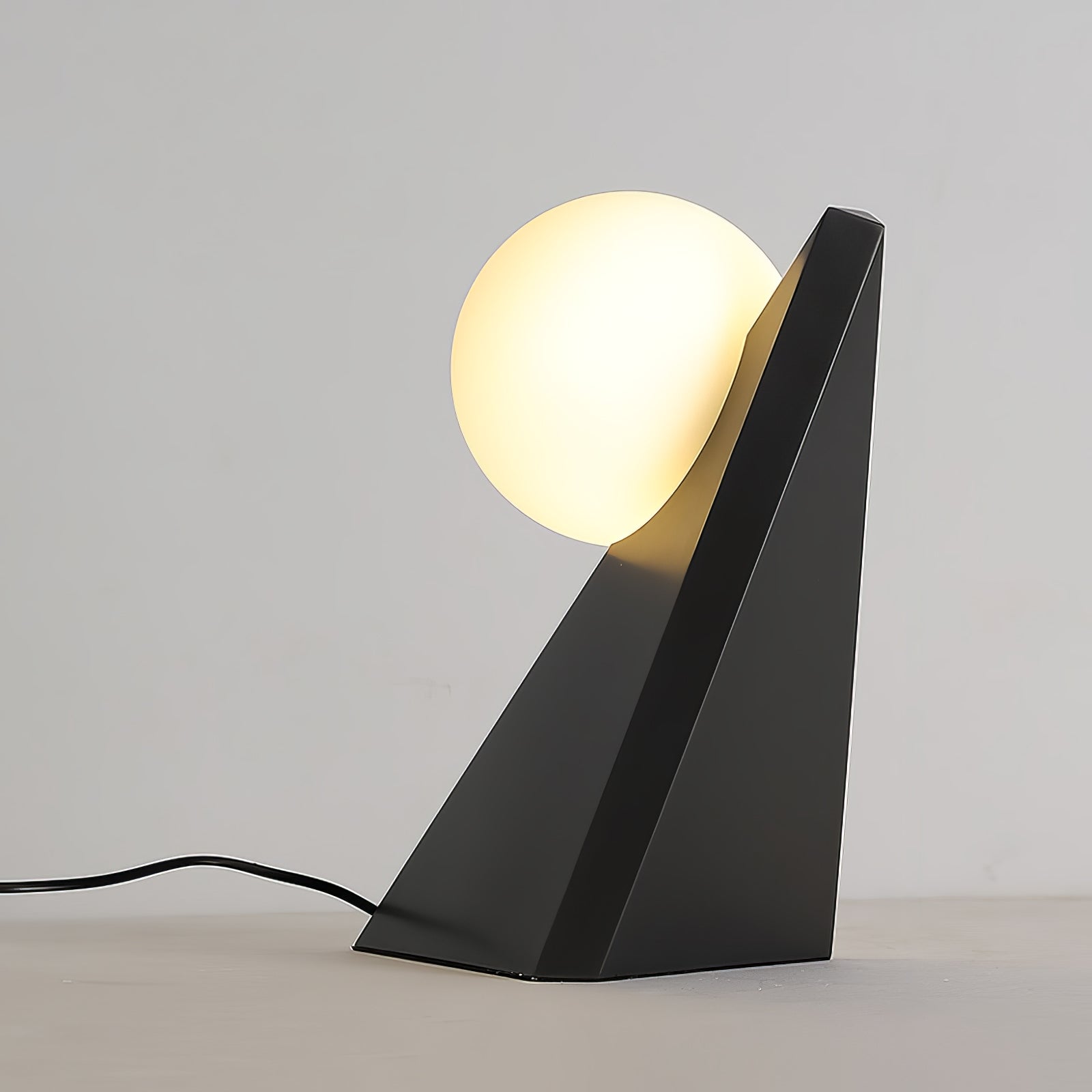 Elegant Noir Roy Table Lamp - Modern Bedside & Living Room Lighting for Home Decor