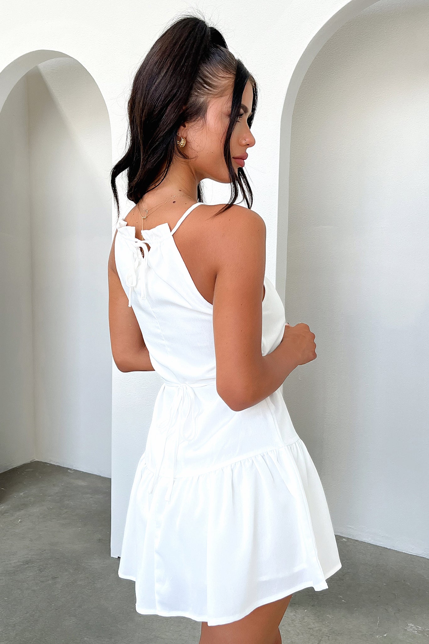 Lyra Dress - Elegant White Summer Dress for Women | Perfect for Weddings, Parties & Casual Outings