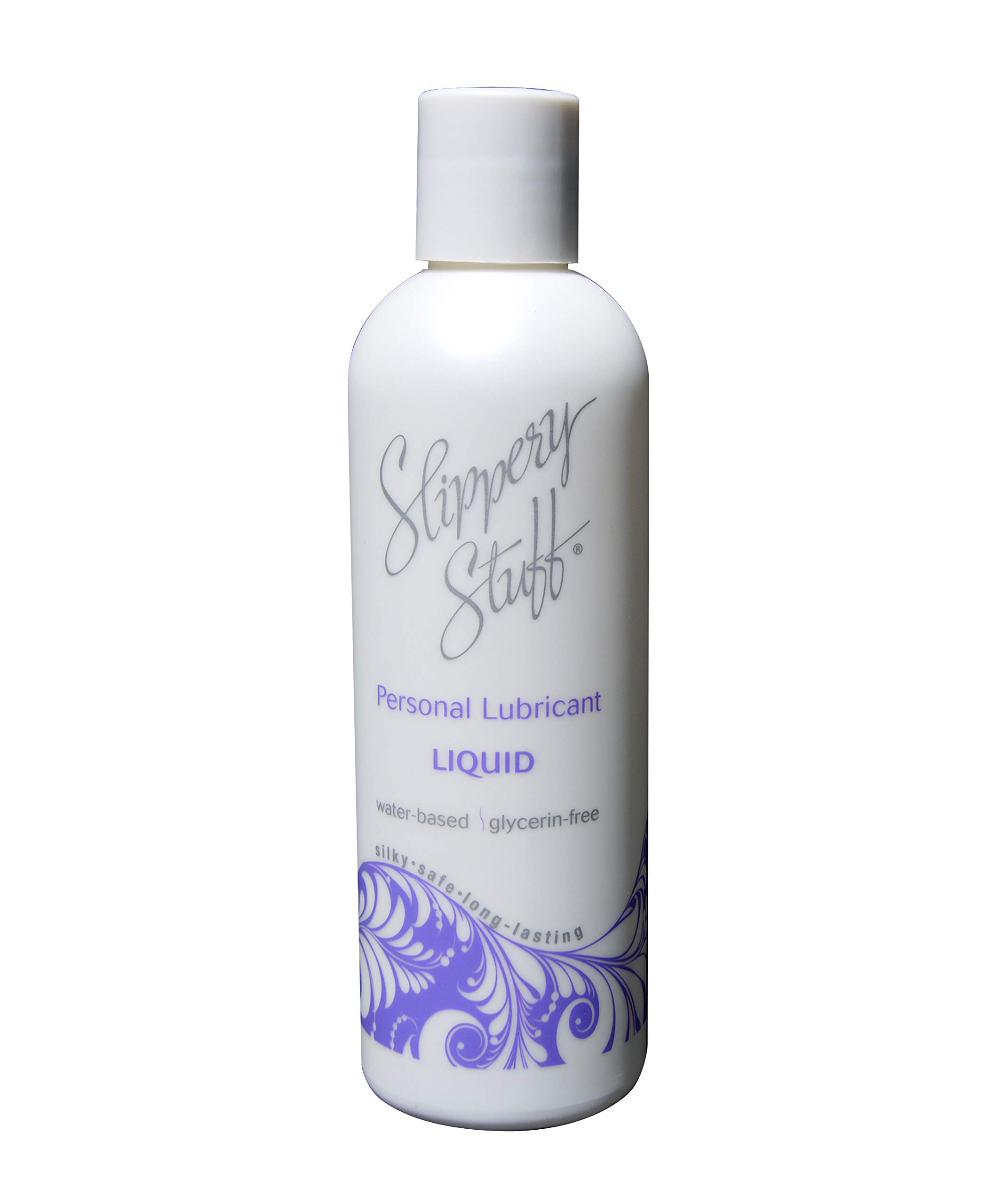 Slippery Stuff Water-Based Personal Lubricant - Silky Smooth, Long-Lasting & Safe - 3 Pack (8oz Each) - Perfect for Intimate Moments, Massage & Sensual Play