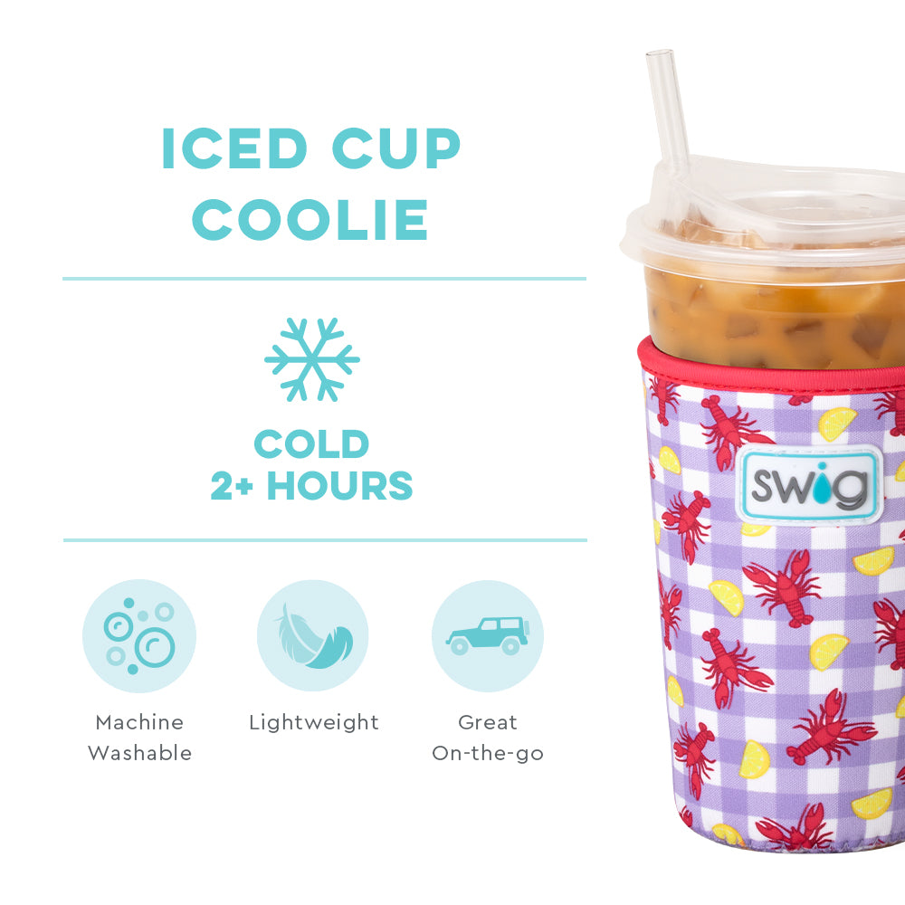 Let the Good Times Boil Medium Iced Cup Coolie - Perfect for Summer Drinks, Beach Parties & Outdoor Gatherings