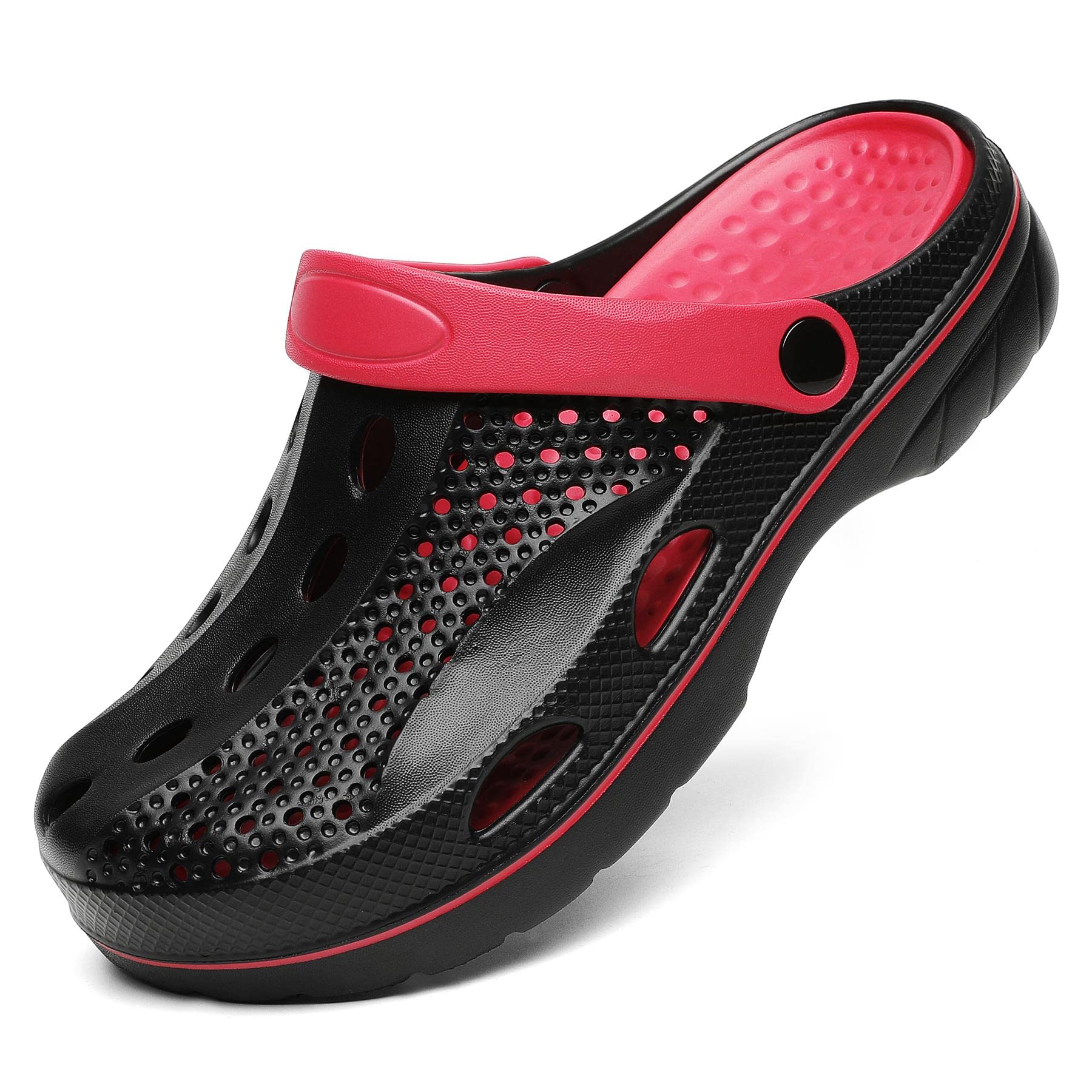 **Men's & Women's Arch Support Clogs - Slip-On Garden Shoes with Removable Cushion Insole for Outdoor, Beach & Casual Wear**    *Perfect for Gardening, Beach Walks, Errands & Relaxing at Home*