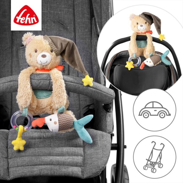 Bruno the Soft Play Activity Bear - Cuddly Plush Toy for Babies & Toddlers | Perfect for Playtime, Nursery Decor, and Gift Giving
