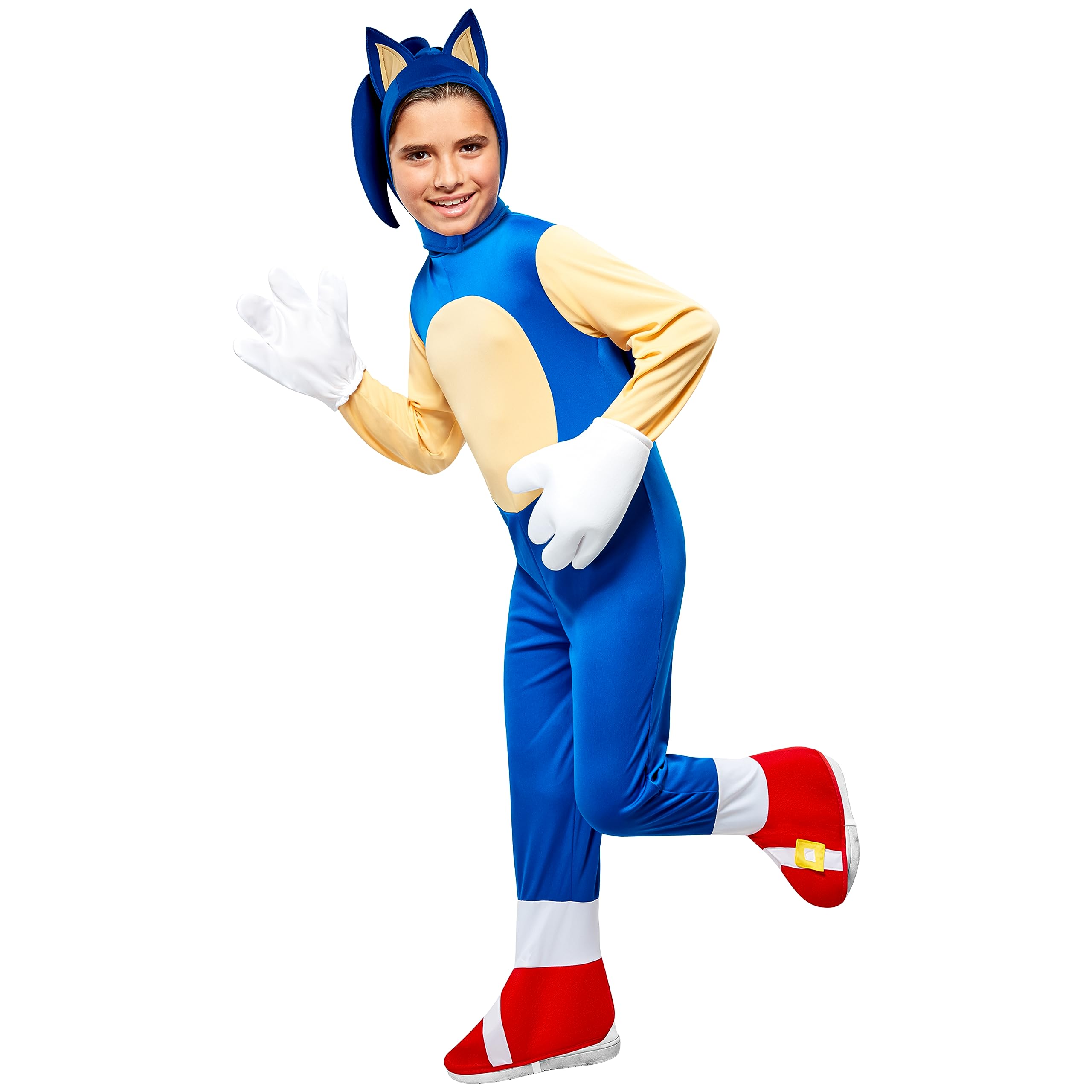 Premium Sonic the Hedgehog Costume for Boys - High-Quality Halloween & Cosplay Outfit - Perfect for Parties, Dress-Up, and Role-Playing Games