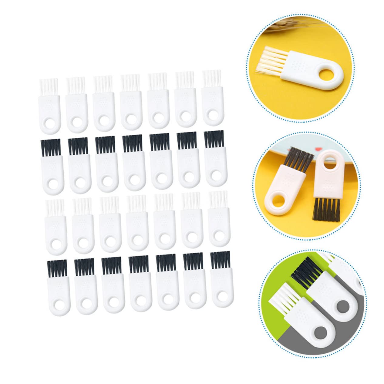 90-Piece Electric Shaver Cleaning Brush Set - Premium ABS Razor Brush & Duster Tool for Electric Razors & Grooming Kits | Perfect for Home, Travel & Professional Barbershops
