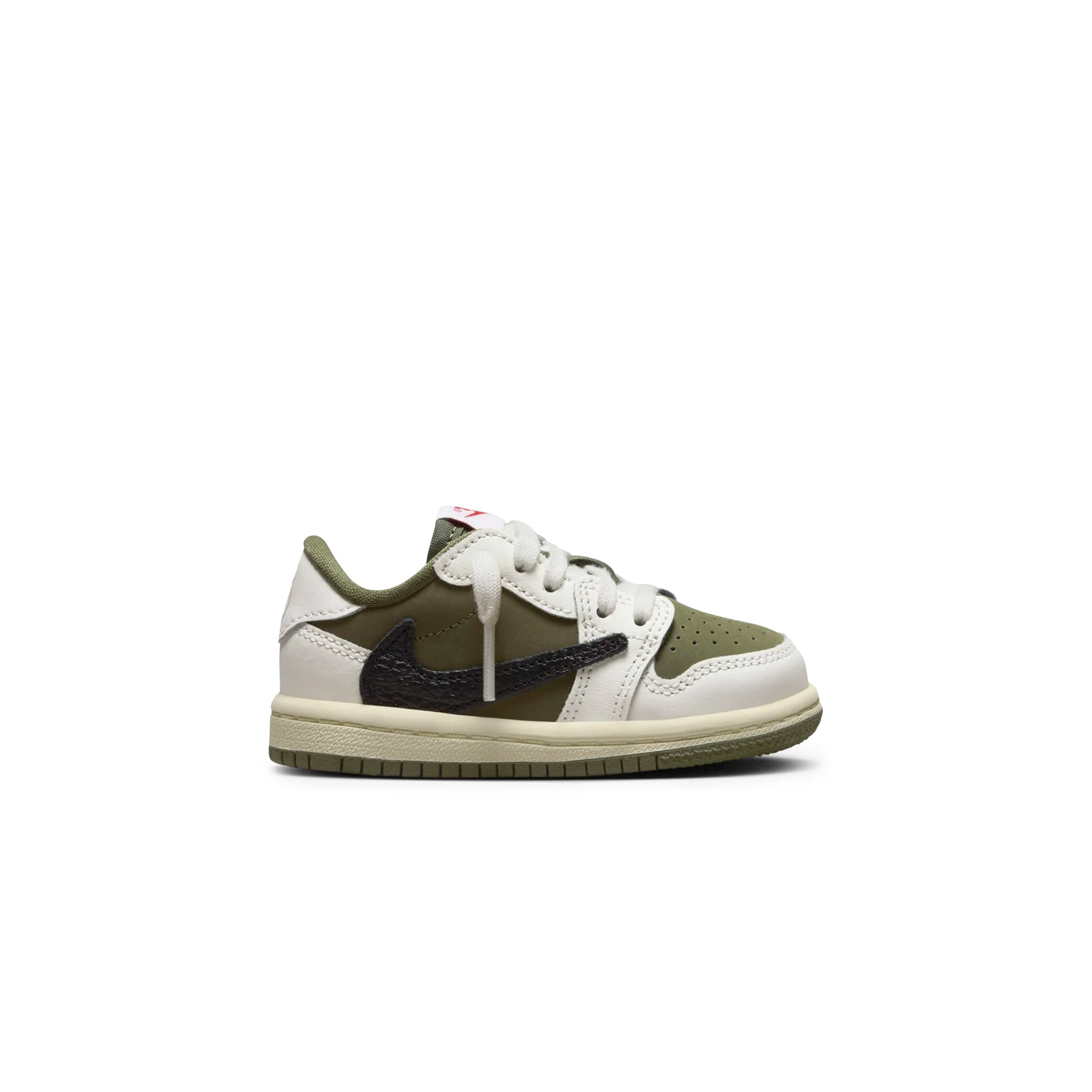 Travis Scott x Air Jordan 1 Low OG Medium Olive (TD) - Kids Sneakers for Casual Wear & Street Style Fashion