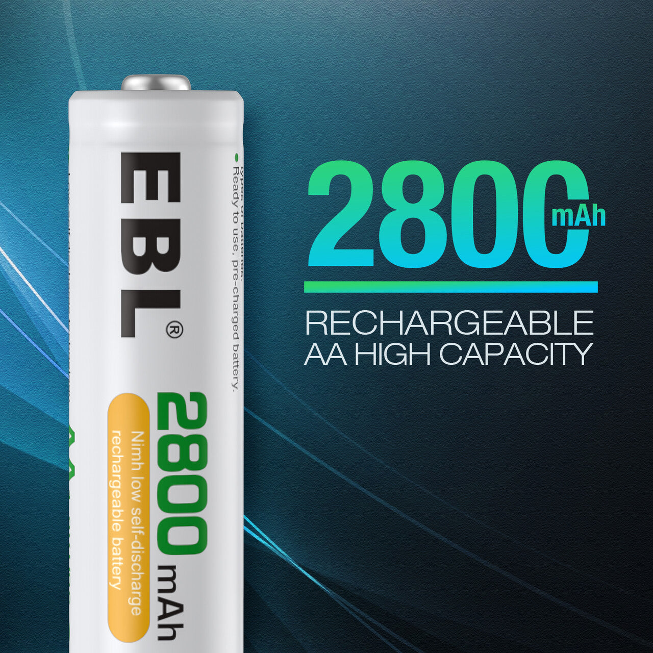 EBL 808U Fast Smart Battery Charger for AA AAA NiMH Rechargeable Batteries - Perfect for Cameras, Toys, and Electronic Devices