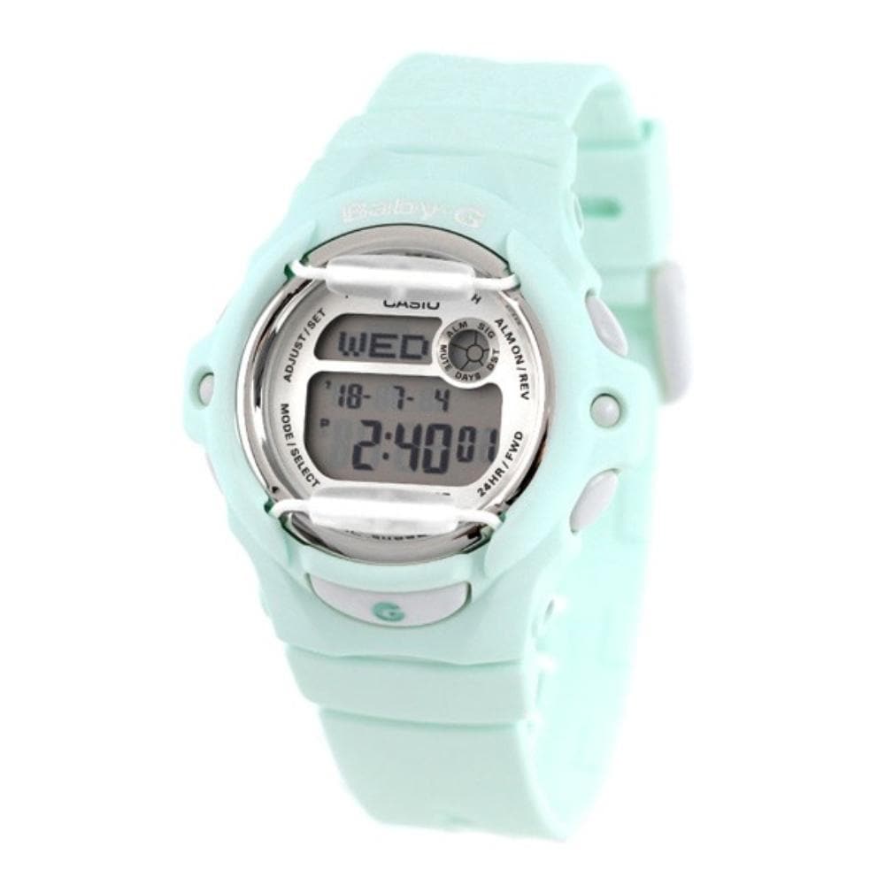 CASIO BABY-G BG-169R-3DR Digital Sport Watch for Women - Blue Resin Strap, Shock Resistant, Water Resistant - Perfect for Running, Swimming & Outdoor Activities
