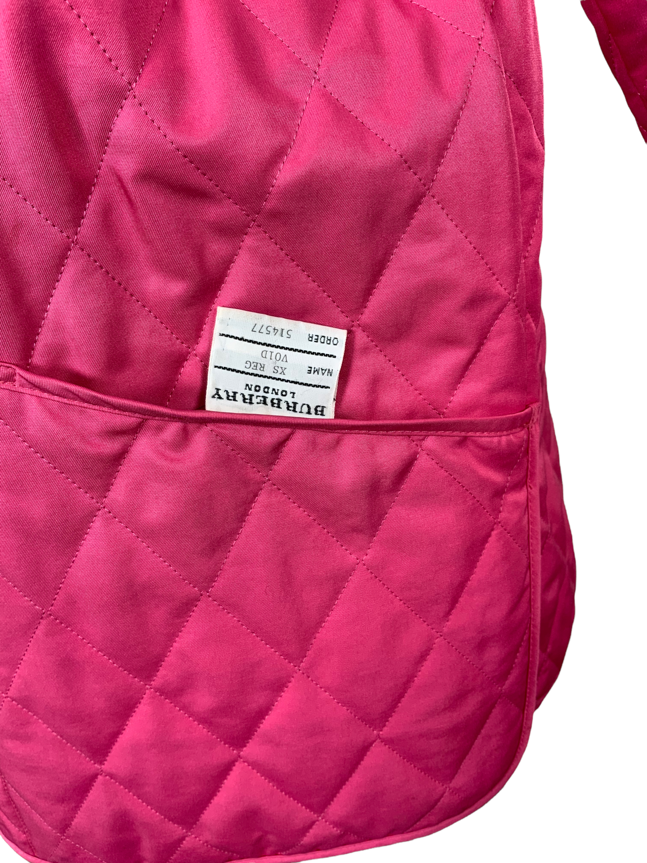 Burberry London Diamond Quilted Jacket for Women - Size XS | Lightweight Waterproof Winter Coat | Fashionable Outerwear for Travel & City Life