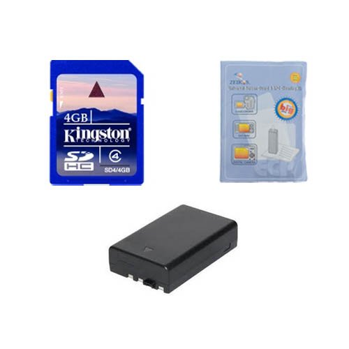 Pentax K-r Digital Camera Accessory Kit with ZELCKSG Cleaning Kit, SDDLi109 Battery & 4GB Memory Card - Perfect for Travel Photography, Vlogging & Outdoor Shooting