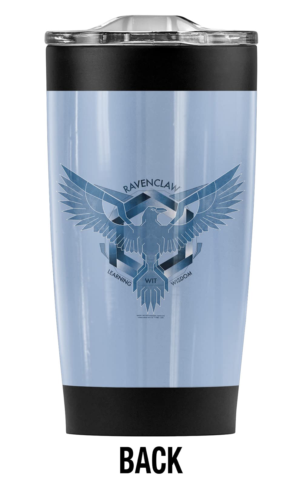 Harry Potter Ravenclaw 20 oz Stainless Steel Tumbler - Vacuum Insulated Travel Mug with Leakproof Lid | Double Wall Thermal Cup for Coffee, Tea & Cold Drinks | Perfect for School, Office & Outdoor Adventures