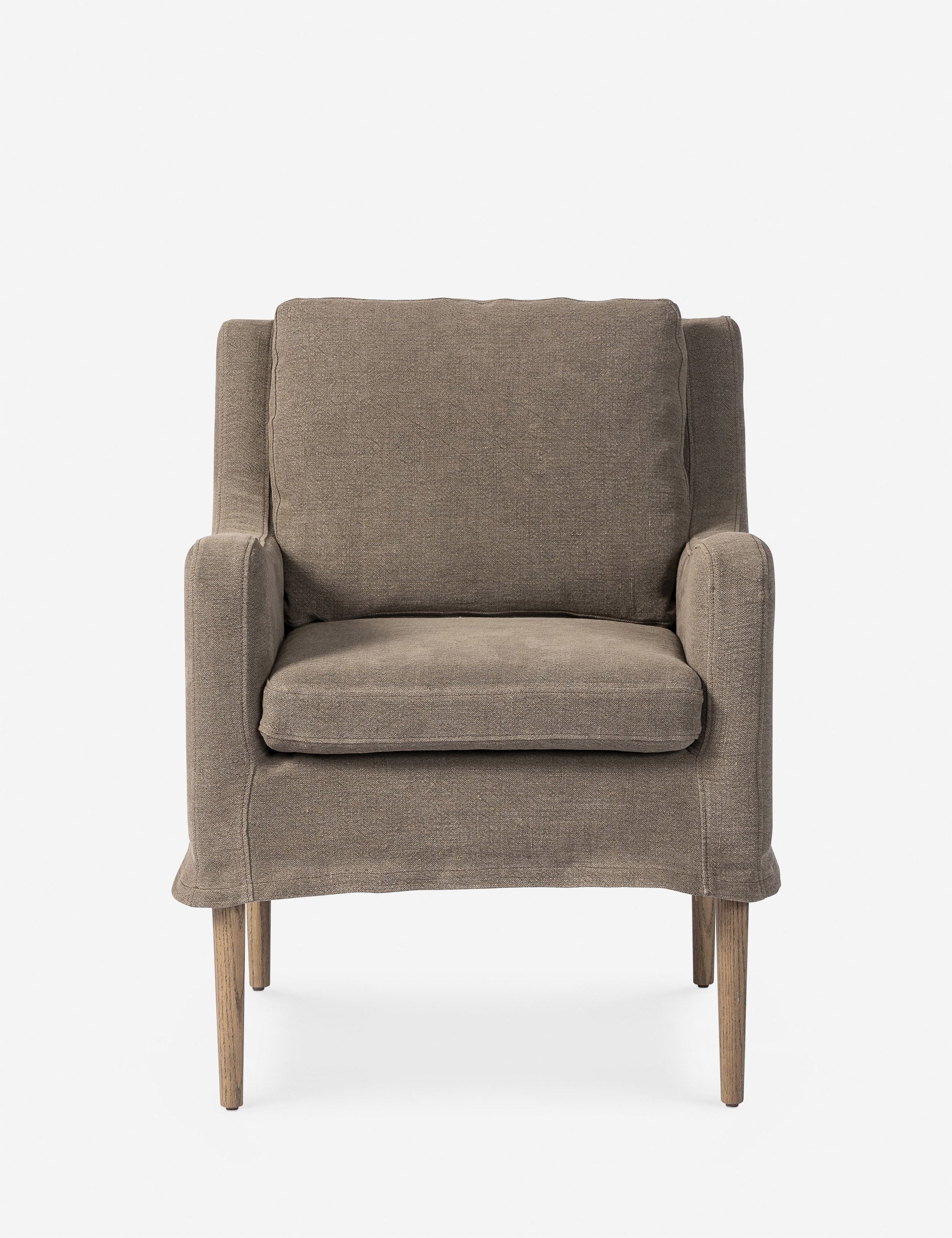 Aurelia Dining Chair by Amber Lewis x Four Hands - Modern Upholstered Dining Room Chair for Kitchen, Dining Table, and Home Decor - Perfect for Farmhouse, Contemporary & Elegant Interiors