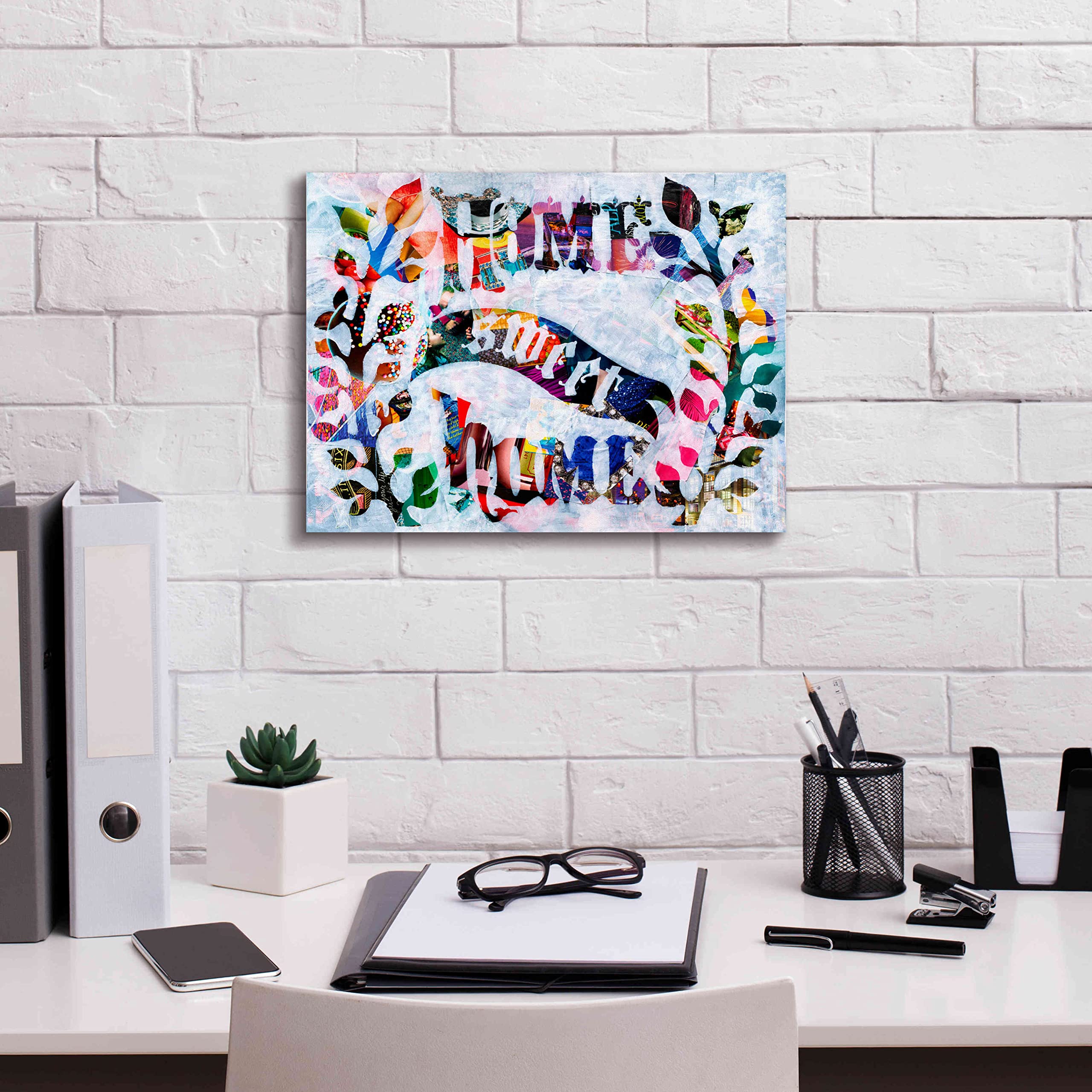 Epic Graffiti 'Home Sweet Home' Canvas Wall Art by Artpoptart - 16