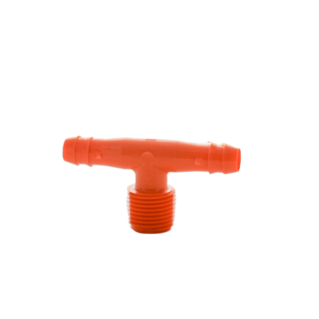 Dawn Industries SW1403-003 Poly Swing Tee 0.5 Inch MPT Fitting - Durable Plastic Pipe Connector for Plumbing, Irrigation & DIY Projects | Perfect for Water Supply Lines, Sprinkler Systems & Home Repairs