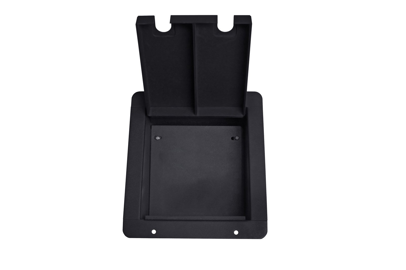 Elite Core Recessed Floor Box with Customizable Plate - Durable Electrical Outlet Solution for Home Theater, Office & Commercial Spaces