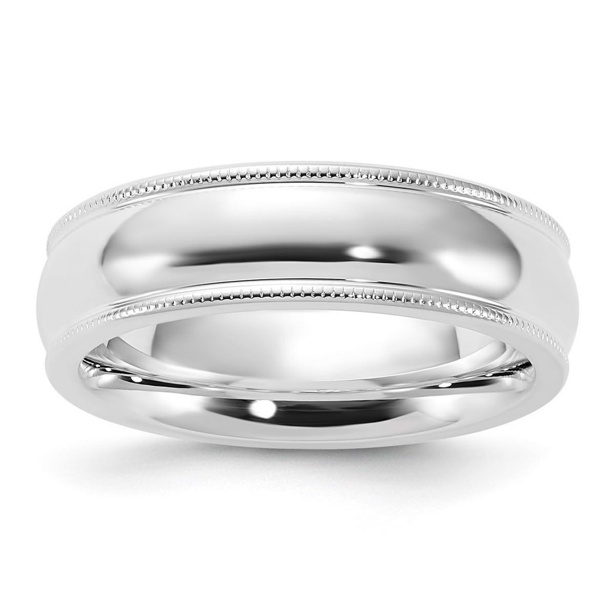 925 Sterling Silver Millgrain Comfort Fit Wedding Band Ring for Women & Men - Classic Stackable Jewelry for Anniversary, Engagement & Everyday Wear (Multiple Sizes Available)