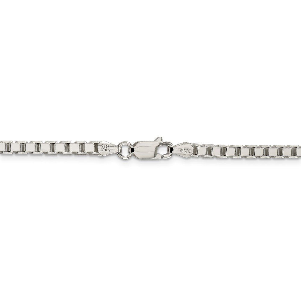 925 Sterling Silver 3.25mm Box Chain Necklace for Women & Men - Durable Lobster Clasp, Hypoallergenic Jewelry - Perfect for Everyday Wear, Gifts & Special Occasions