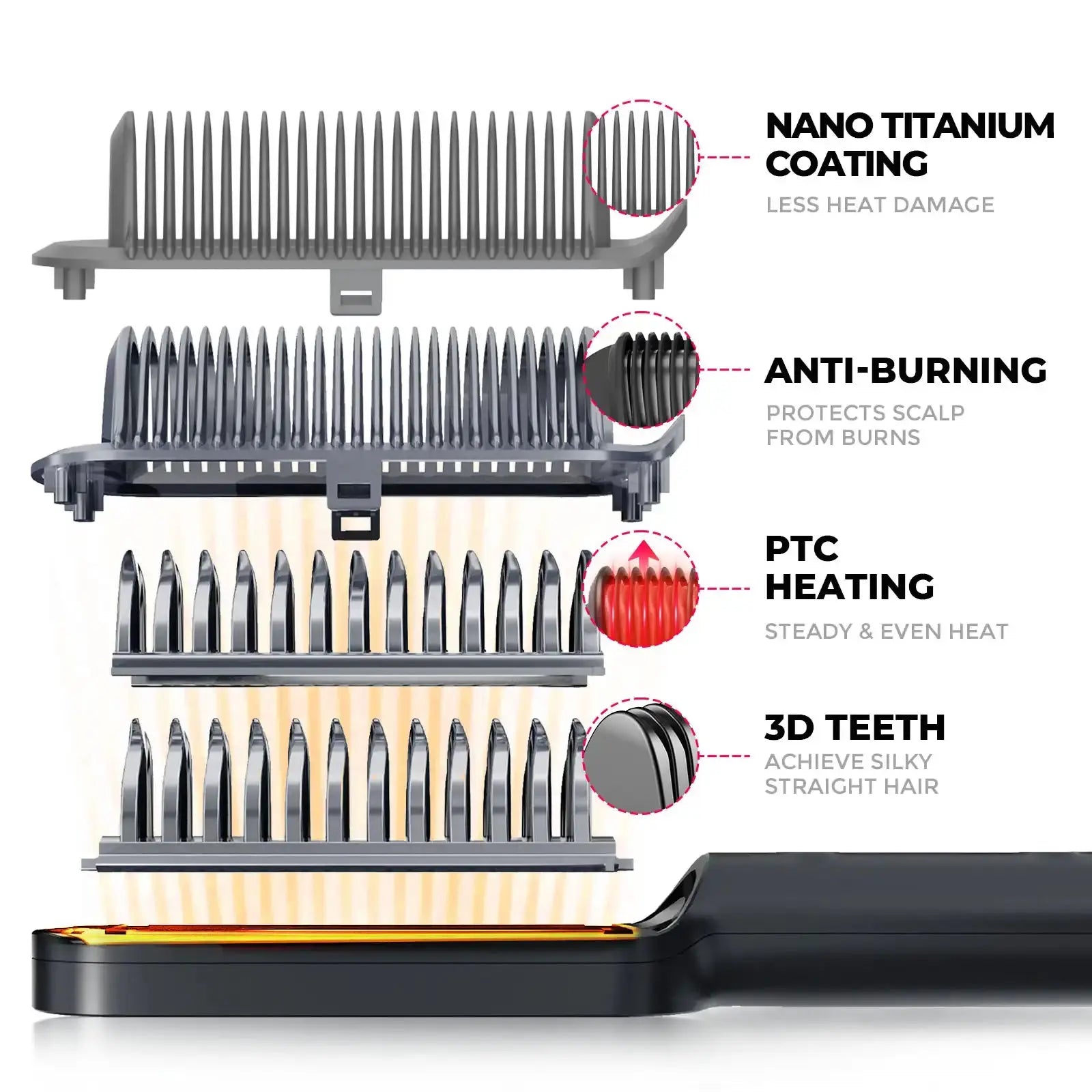 TYMO Ring Plus - 2-in-1 Hair Curling & Styling Iron with Adjustable Temperature, Perfect for Home Salon & Travel Styling