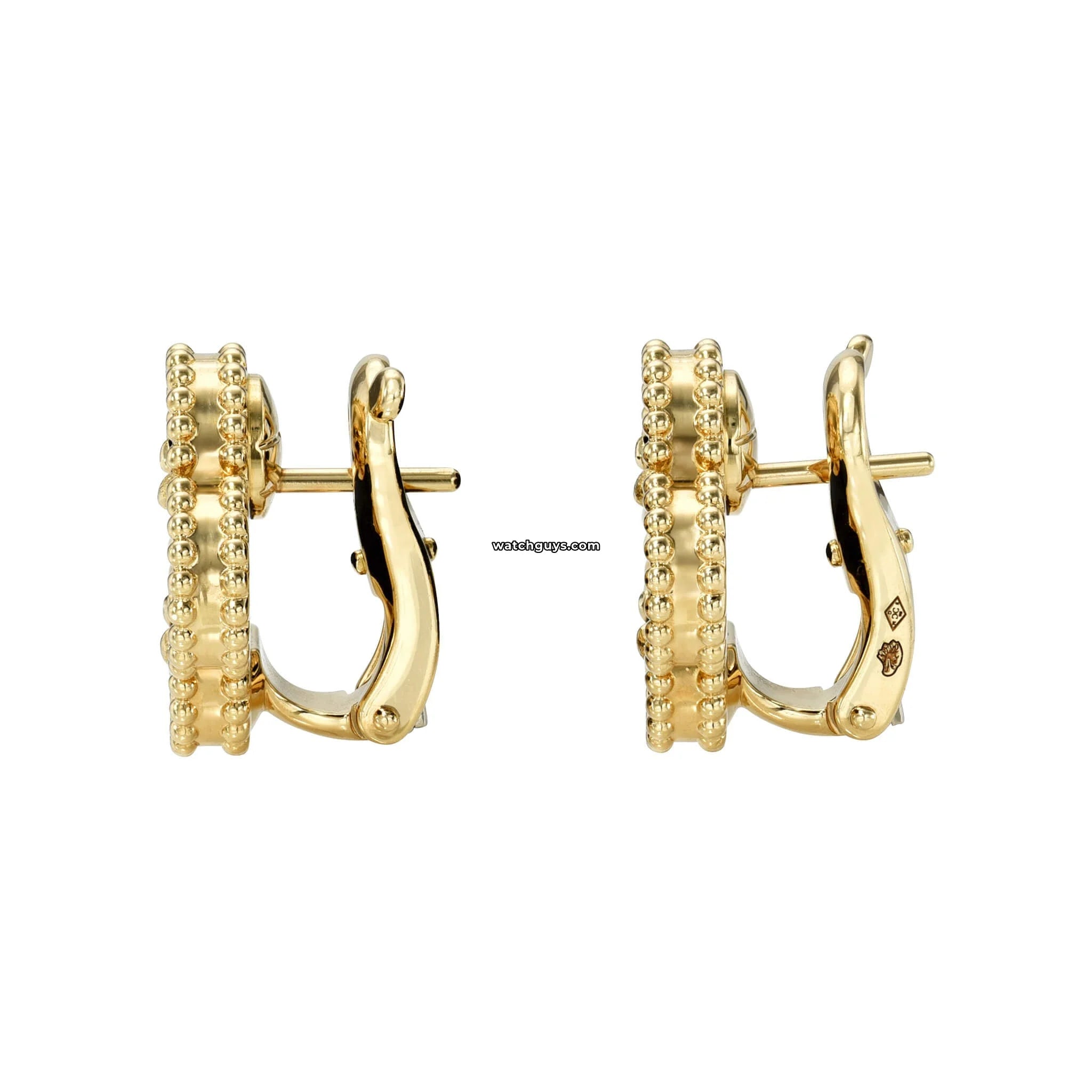 Van Cleef & Arpels Vintage Alhambra Earrings in Onyx - Classic Luxury Jewelry for Women, Perfect for Weddings, Parties & Special Occasions