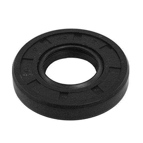 TC 30x42x7 Oil and Grease Seal - Double Lip Rubber Covered Shaft Seal for Industrial Machinery, Automotive, and Heavy Equipment Applications