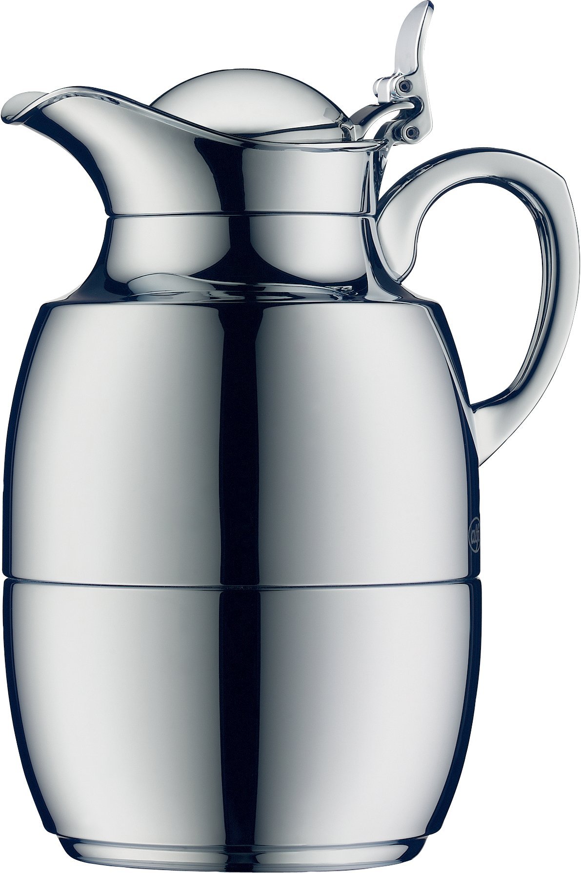 ALFI Juwel 0.5L Chrome-Plated Brass Vacuum Insulated Carafe - Keeps Hot & Cold Beverages at Perfect Temperature for Hours | Ideal for Coffee, Tea, Water, Office, Home & Restaurant Use