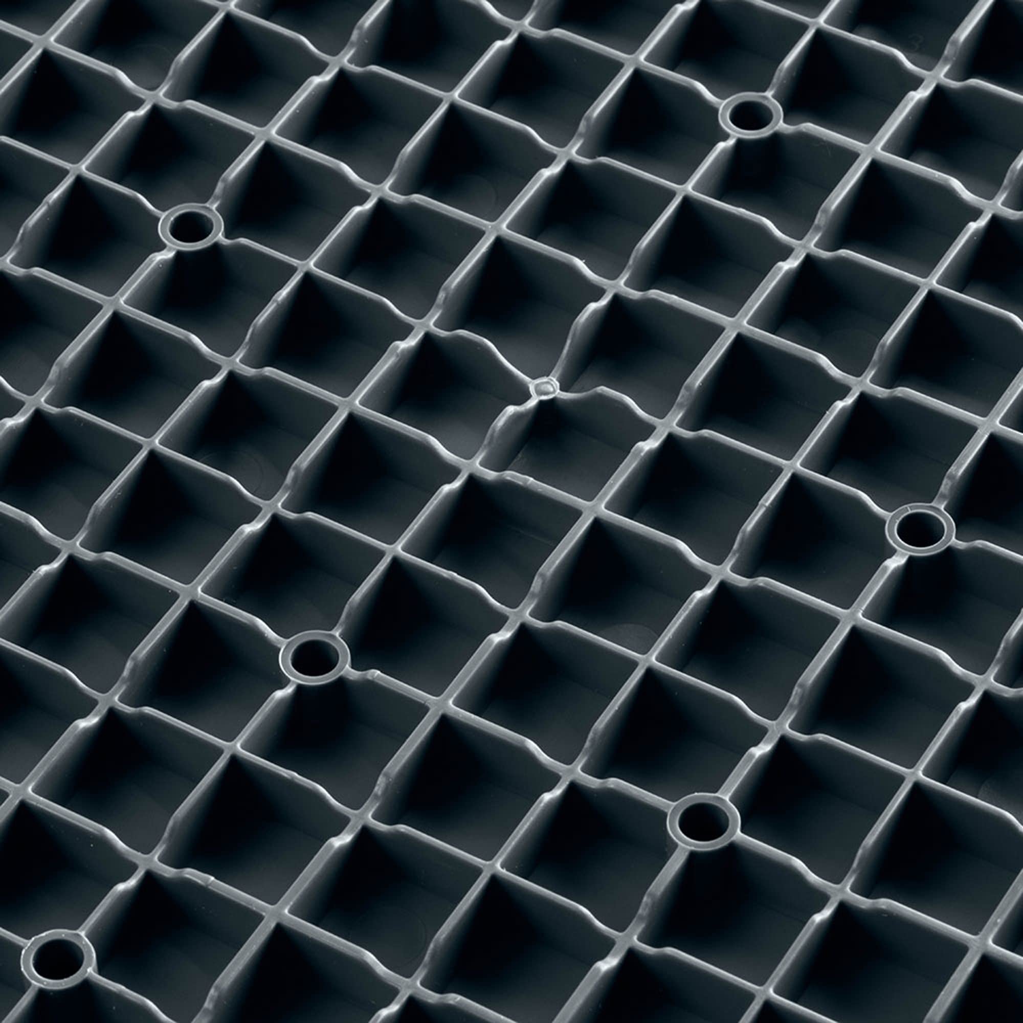 Speedway Garage Floor Diamond Tile - 12 x 12 Inch Interlocking PVC Tiles, Grey (50-Piece Set) - Durable & Slip-Resistant for Workshop, Basement, and Home Gym Flooring