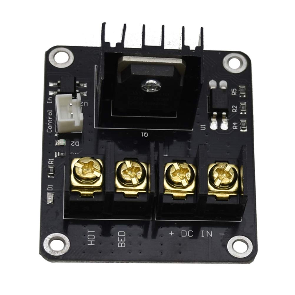 3D Printer Heat Bed MOSFET Module - Power Expansion Board for Hot Bed MOS Tube - Perfect for DIY 3D Printing & Electronics Projects