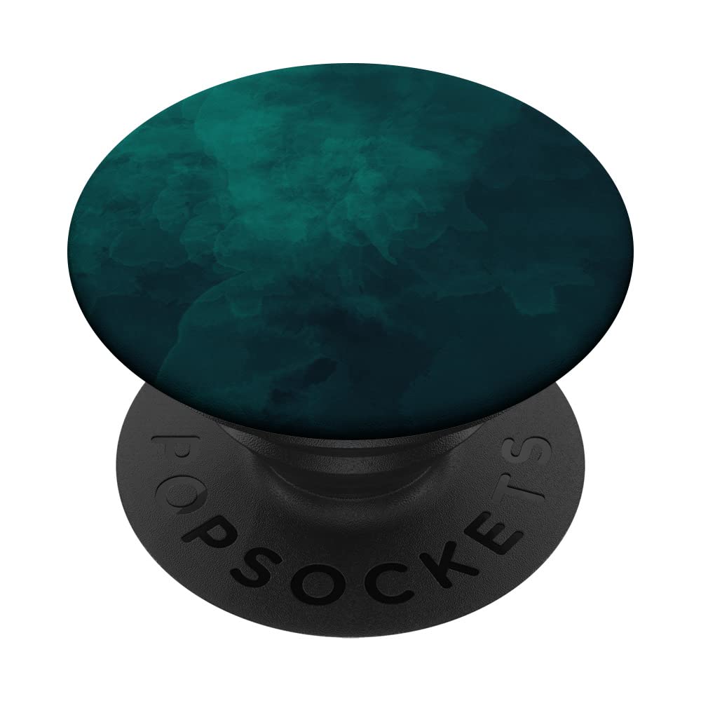 Emerald Green Abstract Watercolor Design PopSockets Adhesive PopGrip - Perfect for Phones, Tablets, and Laptops