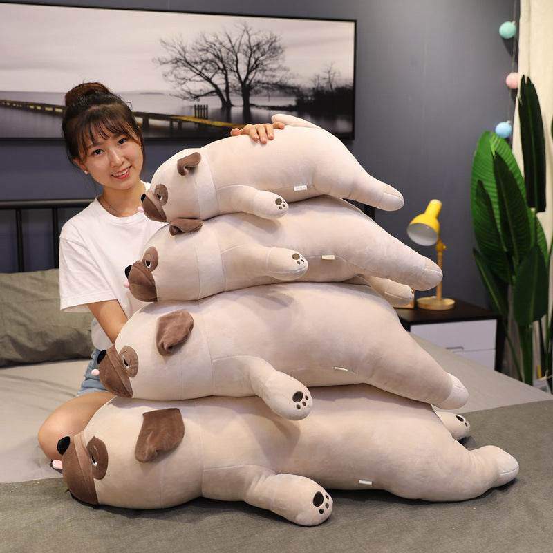 Extra Large Pug Body Pillow - Soft Plush Dog Pillow for Adults & Teens | Perfect for Cuddling, Lounging, and Home Decor