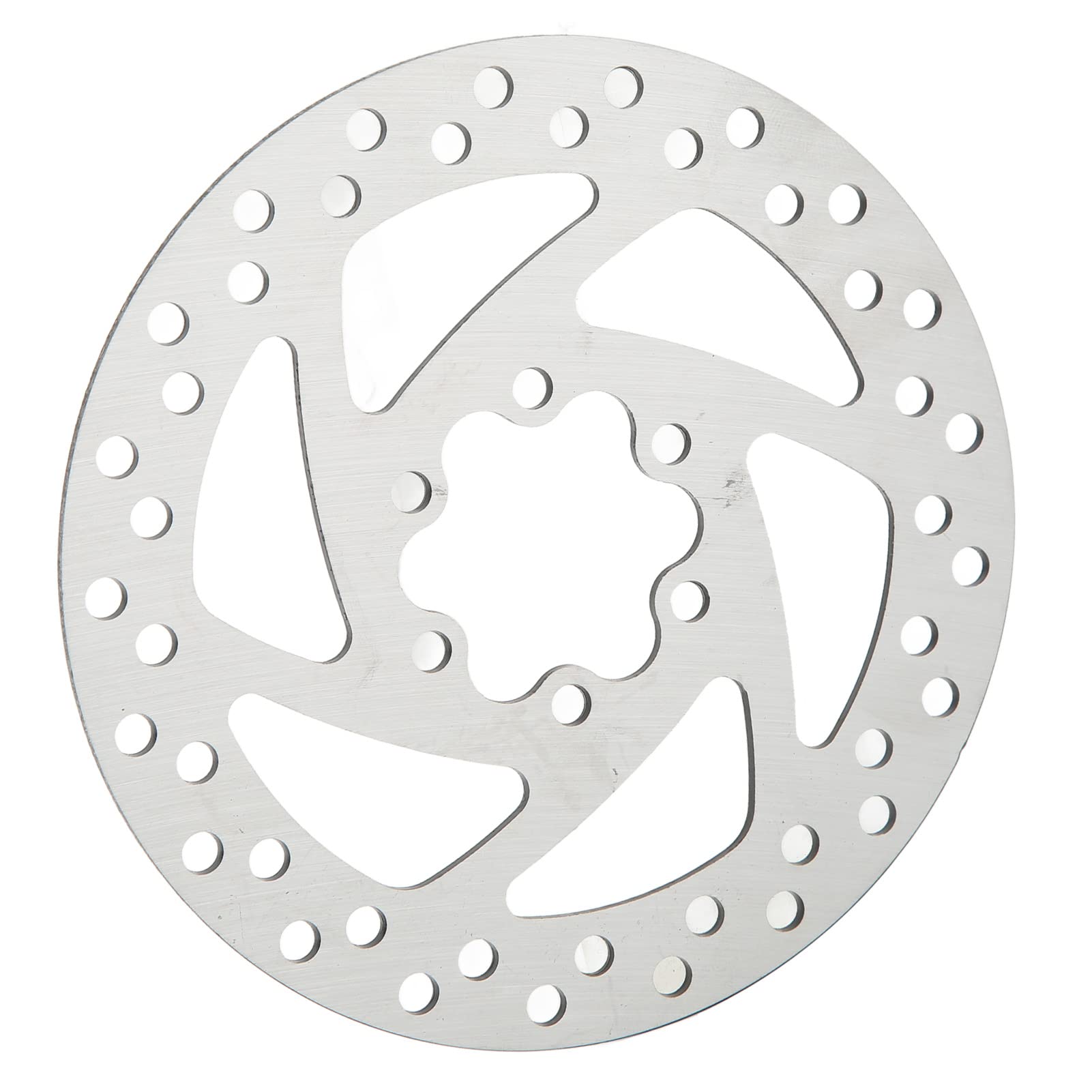 140mm Stainless Steel Electric Scooter Brake Disc - 6 Hole Brake Rotor with Screws for Scooter Upgrades | Perfect for Commuting & Urban Riding