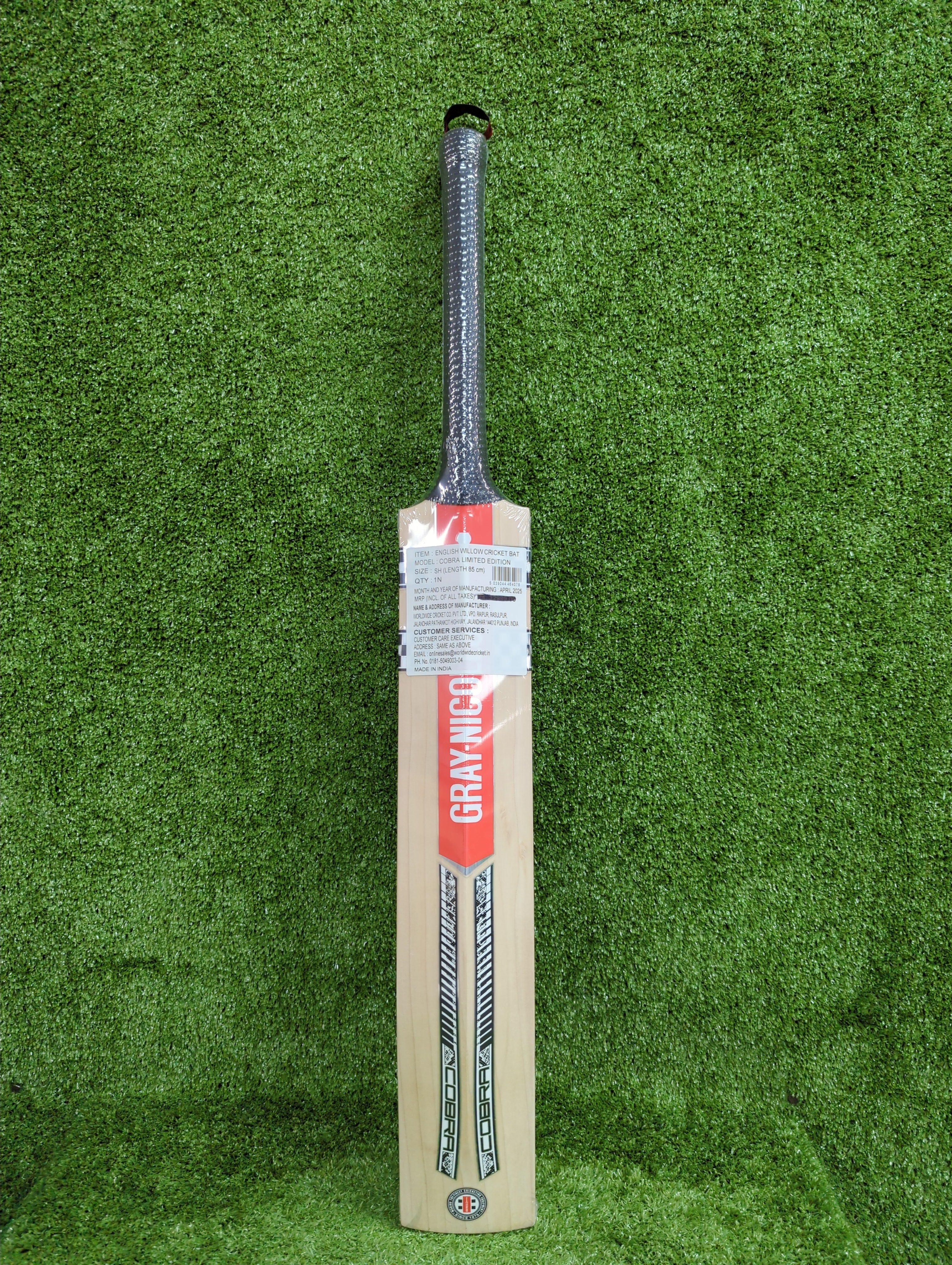 Premium Gray Nicolls Cobra Limited Edition English Willow Cricket Bat | Handcrafted for Performance | Perfect for Professional Matches & Training Sessions