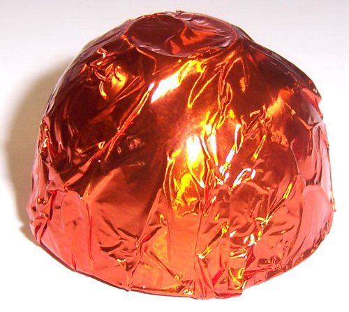 Scott's Cakes Premium Milk Chocolate Mango Italian Buttercream Candies - Orange Foil Wrapped - 1 Pound Christmas Plaid Gift Box - Perfect for Holiday Gifting, Party Favors & Sweet Treats