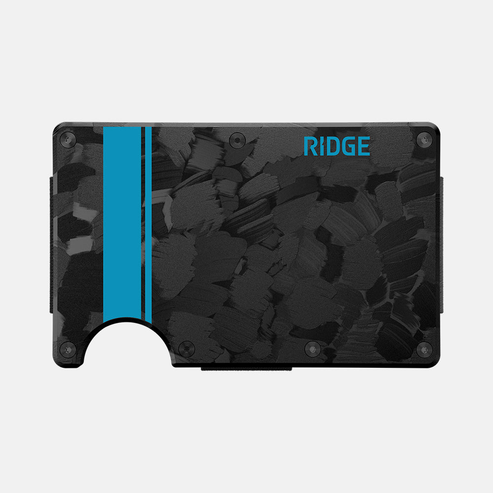 Ridge Wallet - Slim Minimalist RFID Blocking Front Pocket Wallet for Men | Durable Aluminum & Carbon Fiber | Perfect for Everyday Carry, Travel & Gifts | Hennessey Performance 24 Edition