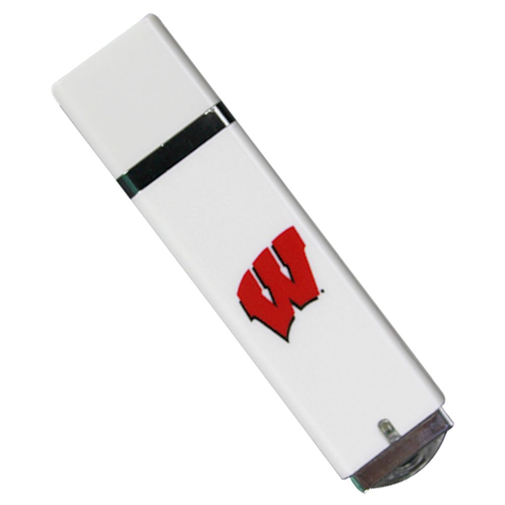 Flashscot Wisconsin Badgers Sonic USB 3.0 Flash Drive 32GB - High-Speed Data Transfer for College Students, Fans & Alumni - Perfect for School, Work & Game Day Storage