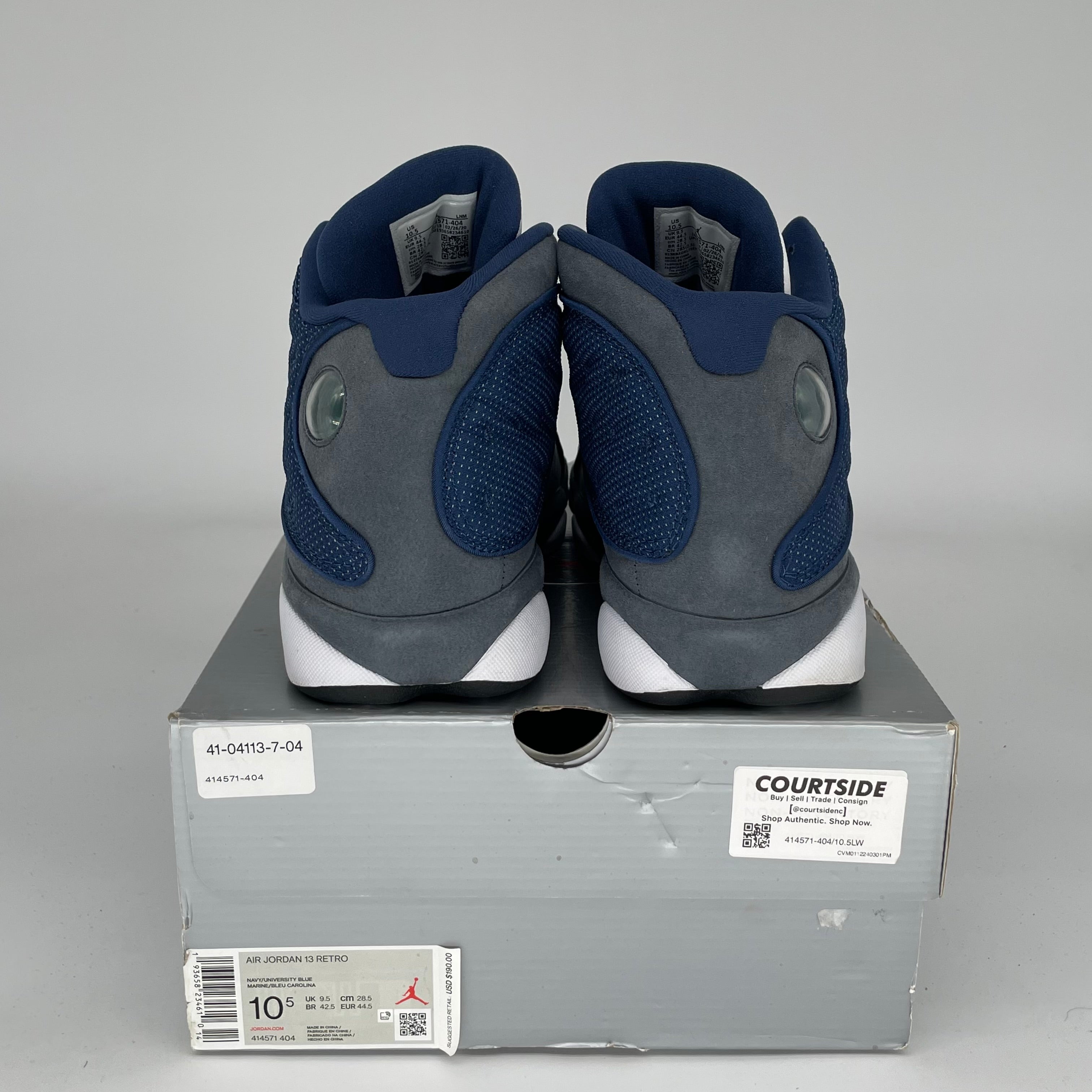 AIR JORDAN 13 FLINT Retro Basketball Shoes Men's Size 10.5 - 414571-404 | Authentic Sneakers for Court Play & Streetwear Fashion