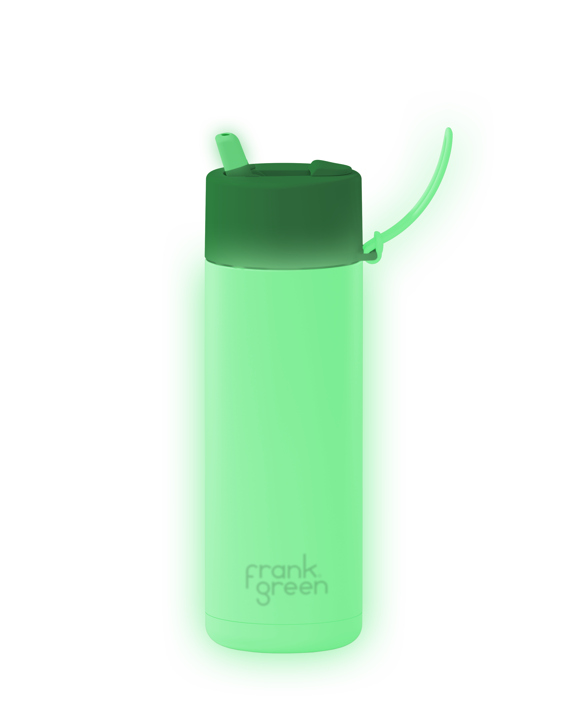 Glow Ceramic Reusable Water Bottle 20oz (595ml) - Eco-Friendly, Leak-Proof & Insulated for Hot/Cold Drinks - Perfect for Gym, Hiking, Office & Travel