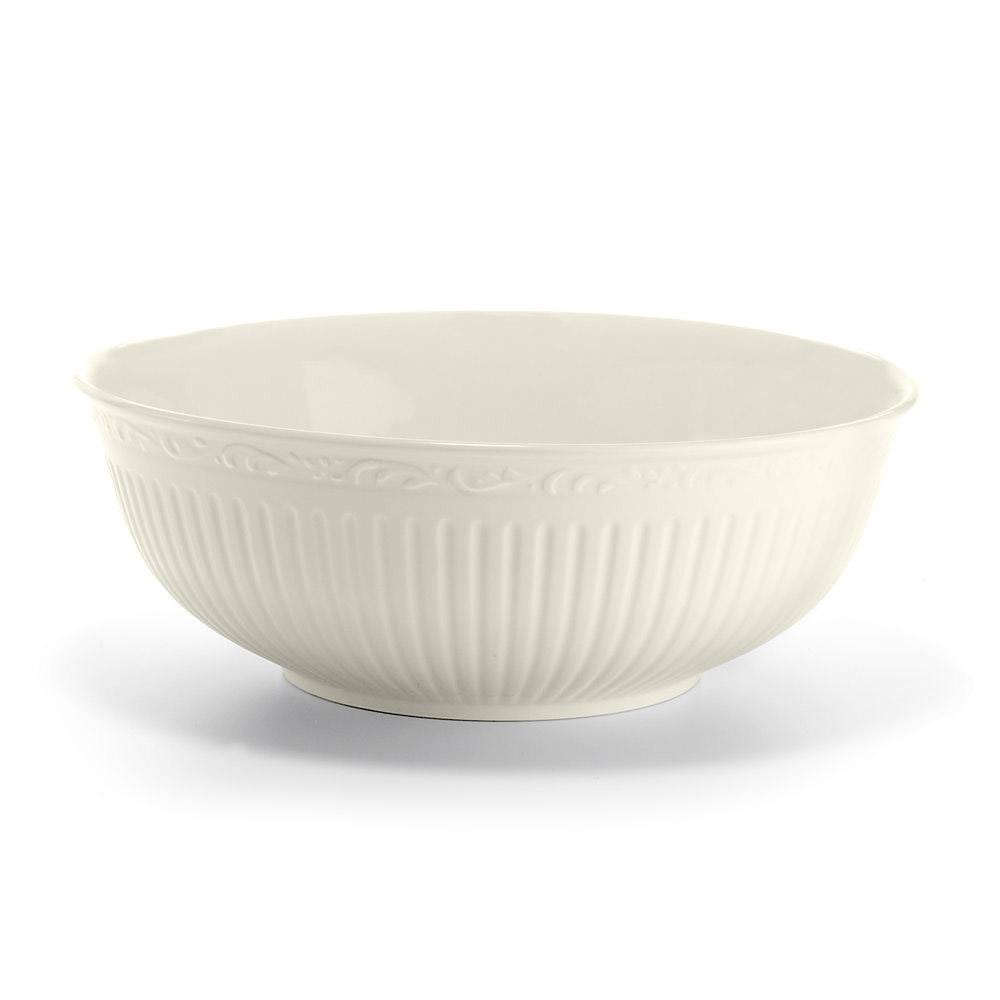 Italian Countryside® 9.5 Inch Ceramic Vegetable Serving Bowl - Perfect for Salads, Pasta, and Farmhouse Style Dining Decor