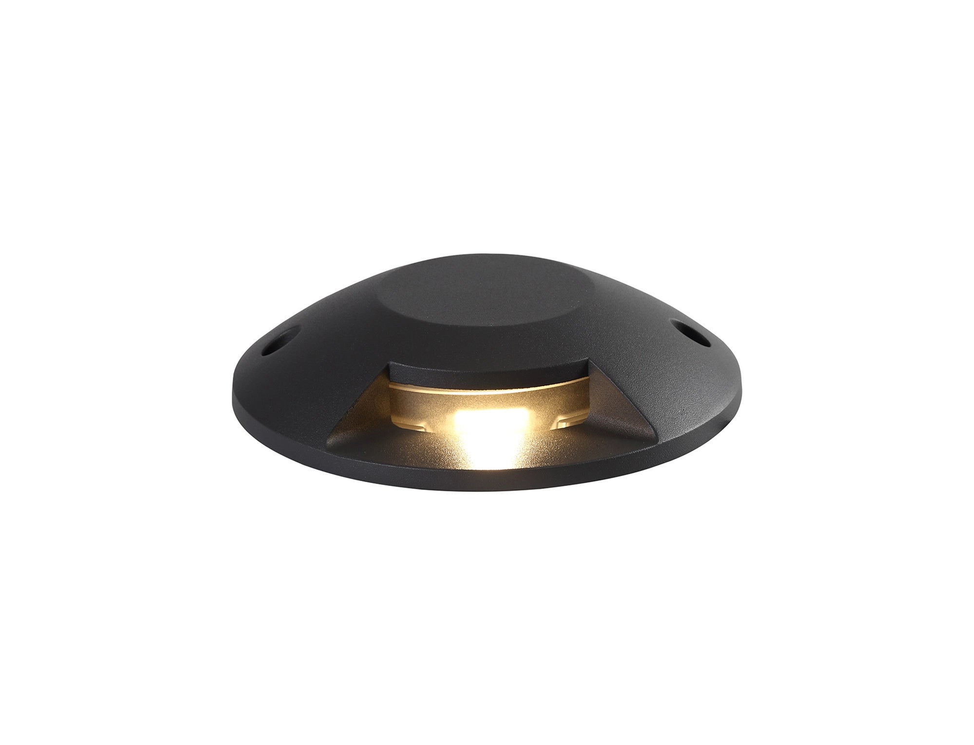 Asebey Above Ground Driveover LED Light - 4 x 3W, 3000K Warm White, 256lm, IP67 Waterproof, IK10 Impact Resistant, Anthracite Color - Perfect for Parking Lots, Driveways & Outdoor Areas - 3 Year Warranty