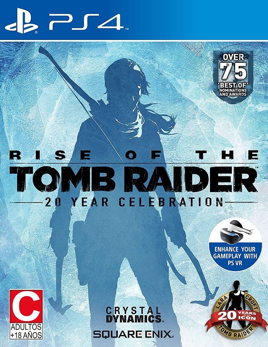 Rise of the Tomb Raider: 20 Year Celebration - PS4 Game | Action-Adventure Video Game for PlayStation 4 | Perfect for Fans of Lara Croft & Exploration Games | Great for Solo Gaming & Collector's Editions