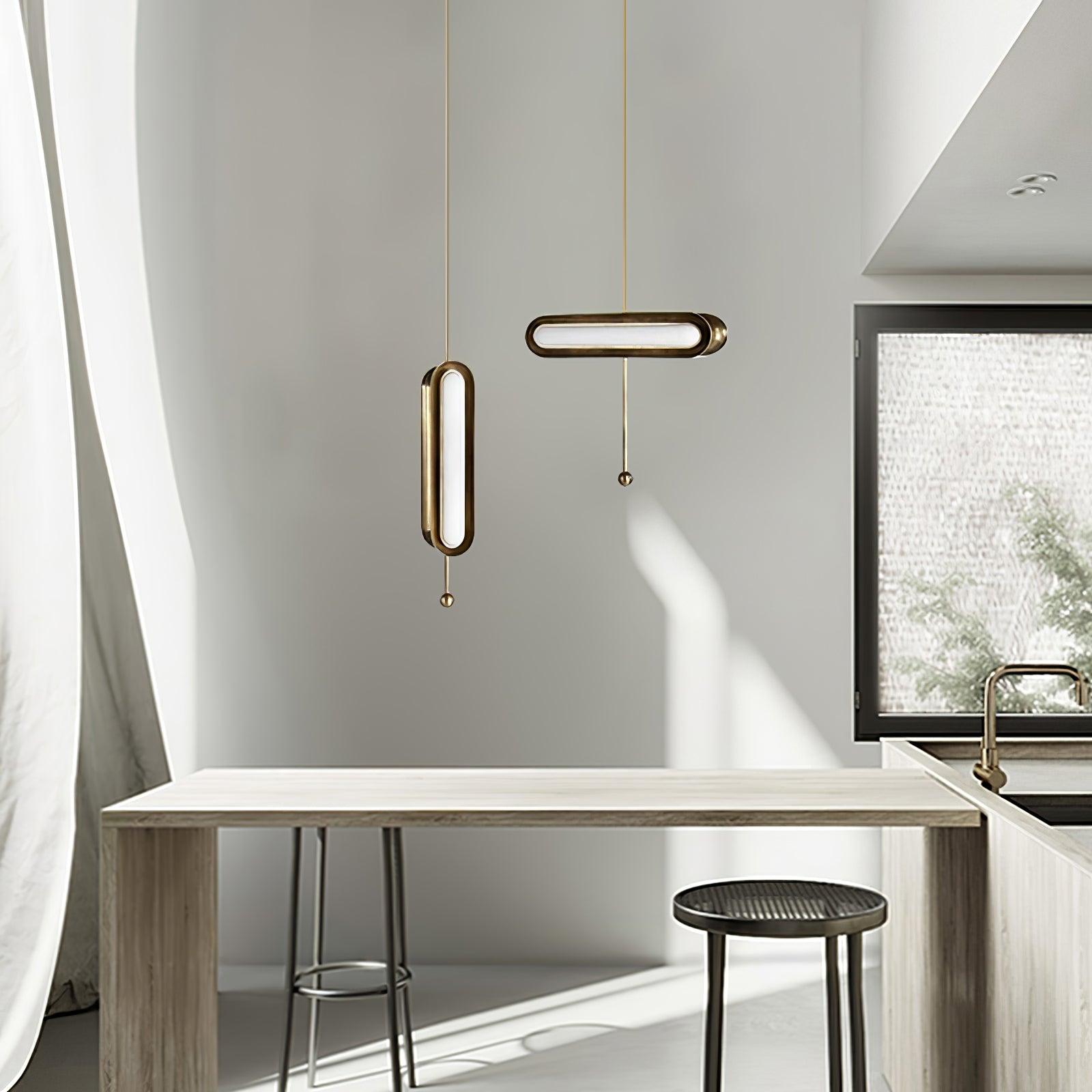 Elegant Crystal Capsule Chandelier - Modern Ceiling Light Fixture for Dining Room, Bedroom & Living Room Decor