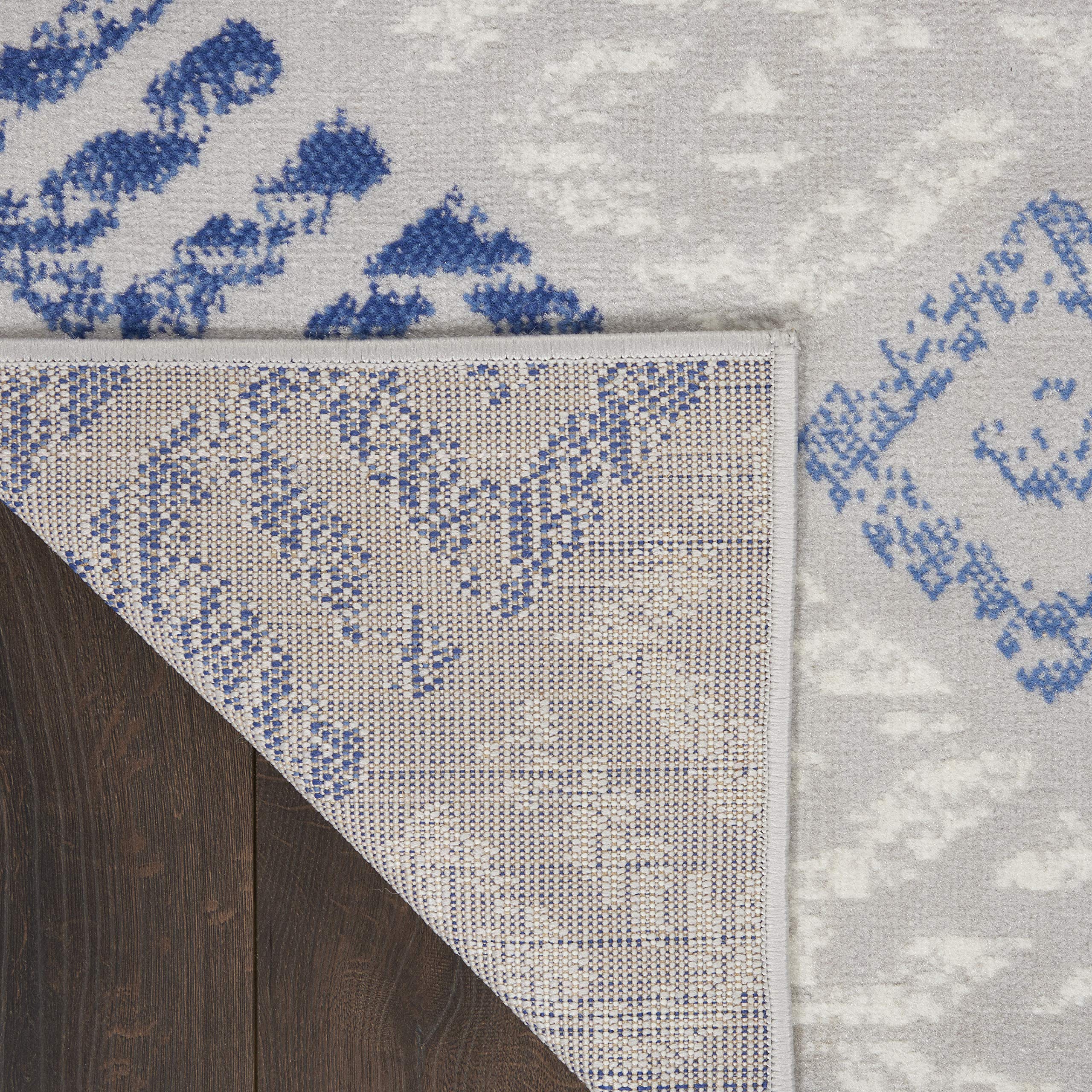 Nourison Whimsicle Tribal Grey Blue 8'4