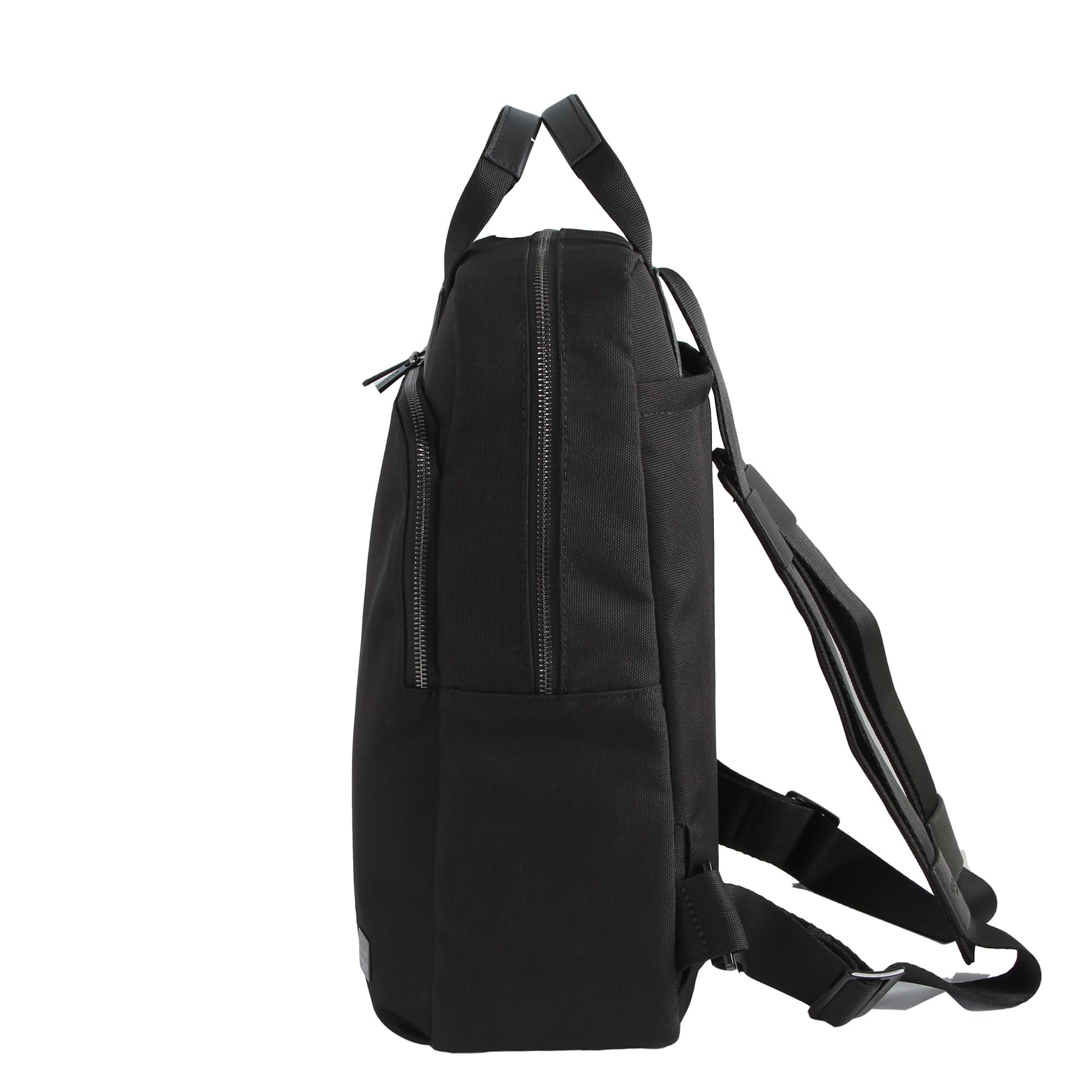 KNOMO James 16 Inch Waterproof Laptop Backpack for Men - Slim Business Briefcase & Travel Rucksack - Durable Casual Daypack for Work, Commuting & Air Travel - Black