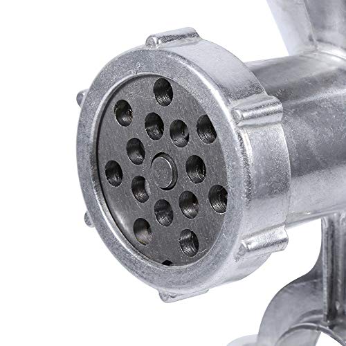 Premium Aluminum Alloy Manual Meat Grinder - Heavy Duty Sausage Stuffer & Beef Mincer for Home Kitchen, Camping & Outdoor Cooking