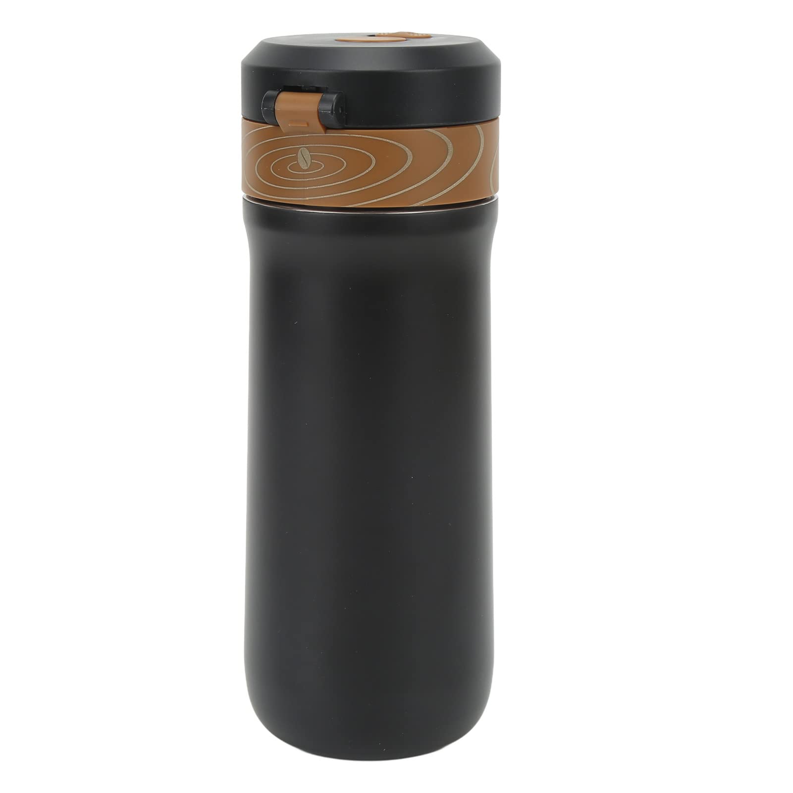 Premium 320ML Stainless Steel French Press Coffee Maker - Portable Hot & Cold Coffee Brewer with Grounds Filter - Insulated Travel Mug for Home, Office, Commuting, Camping & Outdoor Adventures - Perfect Gift for Coffee Lovers