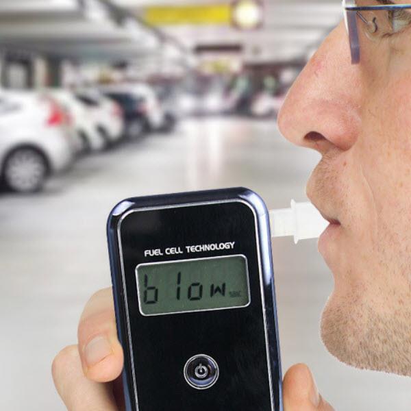 Andatech Alcosense Stealth Personal Breathalyzer - Accurate BAC Tester for Alcohol Detection, Portable Breath Alcohol Analyzer for Drivers, Workplace, and Personal Safety Use