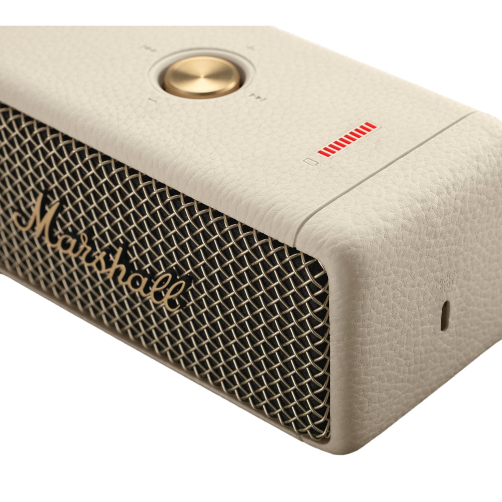 Marshall Emberton II Portable Bluetooth Speaker - Wireless Outdoor Speaker with Rich Bass, IP67 Waterproof, 30+ Hours Playtime - Perfect for Camping, Beach, Travel & Home Use