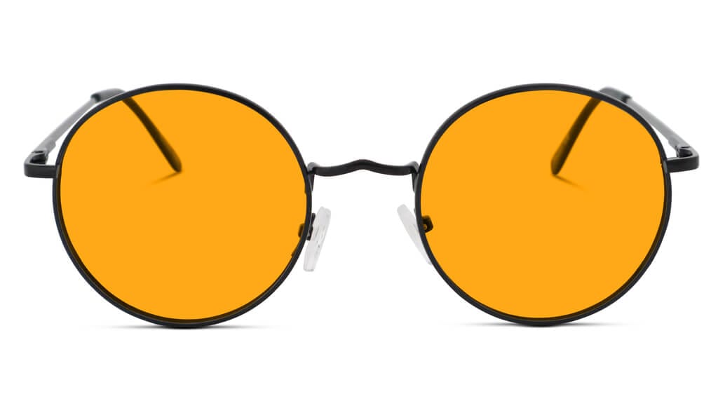 SunDown Elton Blue Light Blocking Glasses - Black Reading Glasses for Eye Strain Relief | Perfect for Computer Work, Night Reading & Screen Time Protection