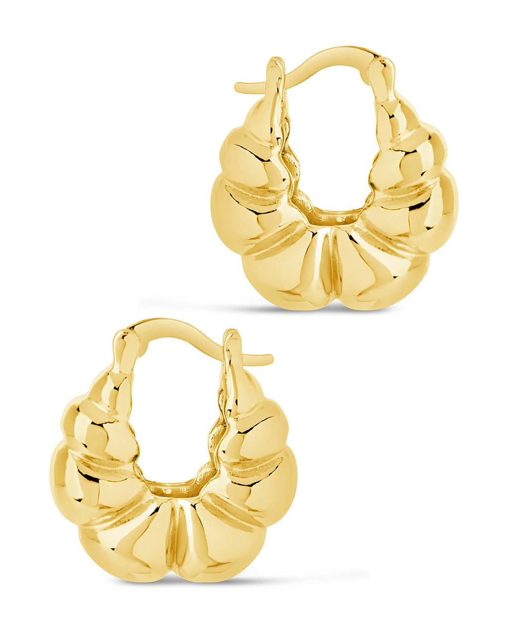Petite Croissant Hoop Earrings - Dainty Gold & Silver French Pastry Jewelry for Women | Perfect for Everyday Wear, Date Nights & Gift Giving