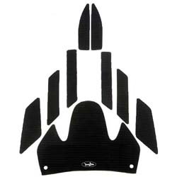 BlackTip Jetsports Traction Mats for Yamaha GPR 2000-2002 GP1200R, 2001-2005 GP800R & 2003-2008 GP1300R - Anti-Slip Diamond Plate Deck Grip - Perfect for Jet Ski Racing, Water Sports & Beach Adventures
